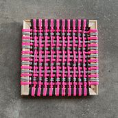 My project for course: Rope Weaving Techniques for Colorful Chairs. Projekt z dziedziny Design, Craft, Projektowanie i w, rób mebli i Tkanie użytkownika תמי ורדי - 17.11.2022