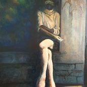 Undecided, oil on canvas. Fine Arts project by Angie Bors - 11.18.2022