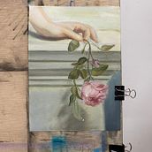 La vie en rose Paris . Un proyecto de Pintura al óleo de Lady Mandarina - 18.10.2022