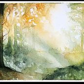 Mijn project van de cursus: Schilder dromerige aquarellandschappen met licht. Painting, and Watercolor Painting project by Judith van Rijswijk - 11.18.2022