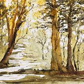 My project for course: Dreamy Watercolor Landscapes: Paint with Light . % Katarina Ångström tarafından hazırlanan Tablo, Sulubo, Ve a Resim projesi - 11.18.2022