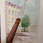 Mon projet du cours : Dessin architectural à l’aquarelle et à l’encre Ein Projekt aus dem Bereich Skizzenentwurf, Zeichnung, Architektonische Illustration, Sketchbook und Illustration mit Tinte von freddie33 - 17.11.2022