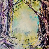 Magic trees. Un proyecto de Ilustración tradicional de Marianne Akasha Olofsson - 18.11.2022