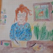 Meu projeto do curso: Sketchbook experimental: encontre seu estilo de desenho. Un projet de Illustration traditionnelle, Esquisse , Créativité, Dessin, Aquarelle, Carnet de croquis , et Peinture gouache de Pollyanna Sapori - 17.11.2022