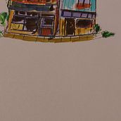 Mein Abschlussprojekt für den Kurs: Expressive Architekturskizzen mit Markern. Sketching, Drawing, Architectural Illustration, Sketchbook & Ink Illustration project by Heike Hoffmann - 11.18.2022
