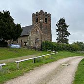 Wychnor church Staffordshire . Traditional illustration project by Andrew Kirkland - 11.17.2022