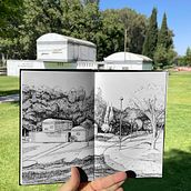 My project for course: Illustrated Diary: Fill Your Sketchbook with Experiences Ein Projekt aus dem Bereich Traditionelle Illustration, Skizzenentwurf, Zeichnung, Sketchbook und Illustration mit Tinte von Oren Gvili - 31.10.2022