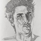 Mi proyecto del curso: Introducción al dibujo de retrato a lápiz. Fine Arts, Pencil Drawing, Drawing, Realistic Drawing, and Artistic Drawing project by Karla H. Poblete - 11.18.2022