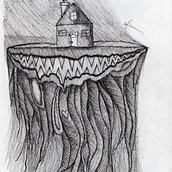 La tinta sobre el papel lleno de grafito. Traditional illustration, and Drawing project by Juan Alfonso - 11.04.2022
