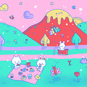 Il mio progetto del corso: Creazione di mondi kawaii: dai gioia con l'illustrazione. Character Design, Digital Illustration, and Manga project by Giulia Alexandra - 11.19.2022