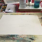 My project for course: Watercolor Landscapes: Experimental Tools and Techniques. Fine Arts, Painting, and Watercolor Painting project by Andrea Griffiths - 11.20.2022