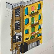 Il mio progetto del corso: Disegno architettonico espressivo con pennarelli colorati. Sketching, Drawing, Architectural Illustration, Sketchbook & Ink Illustration project by Giacomina De Vinco - 11.19.2022
