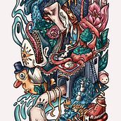 Mijn project van de cursus: Teken vanuit je verbeelding en creëer dromerige illustraties . % Sanne-Marie Kohlmann tarafından hazırlanan Geleneksel illüstras, on, Ve Çizim projesi - 11.20.2022