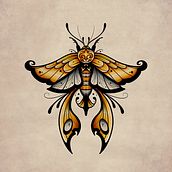 Mi proyecto del curso: Diseño de tatuajes artísticos con efectos dorados en Procreate. Un progetto di Illustrazione tradizionale, Illustrazione digitale e Design di tatuaggi di Orlando De León - 20.11.2022