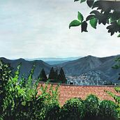 View in Toscany. Acr, and lic Painting project by Aline Boersen - 11.01.2022