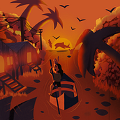 Meu projeto do curso: Ilustrações fantásticas com Procreate. Un progetto di Illustrazione tradizionale, Illustrazione digitale e Disegno digitale di Angélica Maia - 30.07.2022