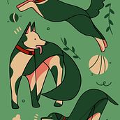 My project for course: Stylized Vector Illustration with Color and Character. Projekt z dziedziny Trad, c, jna ilustracja, Projektowanie graficzne, Grafika wektorowa, Ilustracja c i frowa użytkownika elizabeth tucker - 21.11.2022