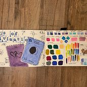 My project for course: Inside a Creative Notebook: Explore Your Illustration Process. Un progetto di Illustrazione tradizionale, Bozzetti, Creatività, Disegno, Pittura ad acquerello, Illustrazione infantile, Sketchbook e Pittura gouache di Casey Ellmer - 20.11.2022