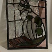 My project for course: Contemporary Stained Glass Design . Accessor, Design, Interior Design, Decoration, and DIY project by Mare Johnston - 11.21.2022