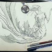 Mi proyecto del curso: Sketchbook fantástico: dibuja personajes desde la imaginación. Traditional illustration, Creativit, Drawing, and Sketchbook project by Alexis Fuentes Torres - 11.22.2022