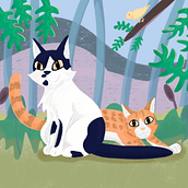 Mi proyecto del curso: Ilustración digital: escenas coloridas de naturaleza . Traditional illustration, Digital Illustration, and Naturalistic Illustration project by Alexa Brito - 11.21.2022