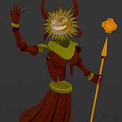 Meu projeto do curso: Mambacore Moon & Sun. Un progetto di 3D e Modellazione 3D di Octávio Henrique - 22.11.2022