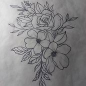 Mi proyecto del curso: Tatuaje botánico con puntillismo. Projekt z dziedziny Trad, c, jna ilustracja, Projektowanie tatuaż, R i sunek botaniczn użytkownika Julian Zuppi - 22.11.2022