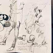 October 2022: Daily Sketchbook Drawing. Un proyecto de Ilustración tradicional, Bocetado, Creatividad, Dibujo y Sketchbook de Katie Kitchen - 30.10.2022