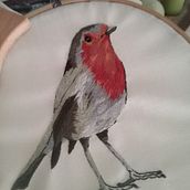 Mi proyecto del curso: Pintar con hilo: técnicas de ilustración textil. Traditional illustration, Embroider, and Textile Design project by efoncillas - 11.22.2022