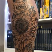 Floral. Tattoo Design project by Josana Ribeiro Morais - 11.18.2022