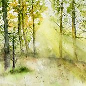 My project for course: Dreamy Watercolor Landscapes: Paint with Light. Un proyecto de Pintura y Pintura a la acuarela de Karin Kersteter - 22.11.2022