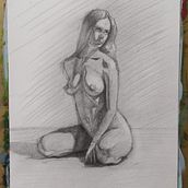 Mi proyecto del curso: Dibujo anatómico para principiantes. Fine Arts, Sketching, Pencil Drawing, Drawing, Realistic Drawing, and Figure Drawing project by Enrique Quispe Castillo - 11.19.2022