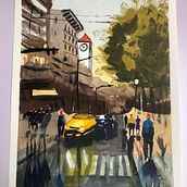My project for course: Urban Landscapes in Watercolor. Fine Arts, Watercolor Painting, and Architectural Illustration project by Helen Davis - 11.23.2022