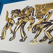 Uncountable . Un projet de Illustration traditionnelle, Sérigraphie , et Dessin de Tremendo Lio - 04.11.2022