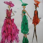 Fashion design using paints.  projeto de keeleygunnell2007 - 23.11.2022