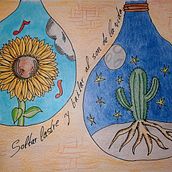 Mi proyecto del curso: Ilustración artística: dibuja tu imaginario. Traditional illustration, Painting, Creativit, Pencil Drawing, and Drawing project by Mònica Ruiz Rey - 11.23.2022