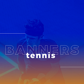 Banners | Tennis Academy . Un proyecto de Diseño, Diseño editorial, UX / UI, Gestión del diseño y Diseño gráfico de Natasha Isabel Mora García - 24.11.2022