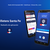 Rediseño App Billetera Santa Fe. Un progetto di Design e UX / UI di Javier Chmara Otto - 26.07.2022