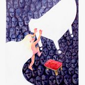 Dualidad. Un projet de Illustration traditionnelle, Beaux Arts, Illustration jeunesse , et Peinture acrylique de Laura Padron - 24.10.2022