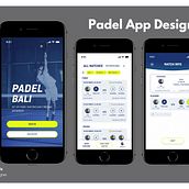 Padel App Design. UX / UI, e Design de apps projeto de mjmunozdlc - 18.10.2022