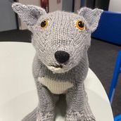 My project for course: Knitting Realistic Stuffed Animals: Make a Puppy from Yarn. Fiber Arts, DIY, Knitting, and Textile Design project by Tracey Bryan - 11.22.2022