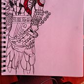 Mi proyecto del curso: Ilustración para cómics: anatomía de un superhéroe. Un progetto di Illustrazione tradizionale, Character design, Fumetto, Disegno a matita e Disegno anatomico di largelmul472 - 24.11.2022
