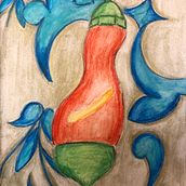 Illustratie van rommelmarkt foto. Un proyecto de Ilustración tradicional, Dibujo y Pintura a la acuarela de Christine Van Soom - 23.11.2022