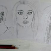 Mi proyecto del curso: Sketchbook de retrato: explora el rostro humano. Un projet de Esquisse , Dessin, Dessin de portrait, Dessin artistique , et Carnet de croquis de Alicia Cytrynblum - 24.11.2022