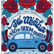 1º de Julho. Traditional illustration, Lettering, Digital Illustration, Digital Lettering, H, and Lettering project by Camila Pegado - 11.22.2022