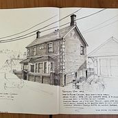 My project for course: Expressive Architectural Sketching with Colored Markers. Sketching, Drawing, Architectural Illustration, Sketchbook & Ink Illustration project by Nige Thrush - 11.25.2022