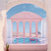 My project for course: 3D Illustration: Surreal Spaces with Cinema 4D. Architecture, and ArchVIZ project by Luca Zanibellato - 11.25.2022
