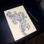 My project for course: Introduction to Etching Tattoos. Un progetto di Design di tatuaggi di Albina - 23.11.2022