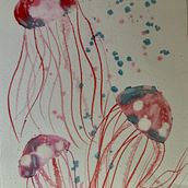 Medusas. Un proyecto de Pintura a la acuarela y Pintura de Cristina Gomez - 25.11.2022