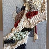 Mi proyecto del curso: Cuadros textiles: combina tejido, bordado y punch needle Ein Projekt aus dem Bereich Erweiterungsentwicklung, H, werk, Stickerei, Dekoration von Innenräumen, Weben, Punch needle, Weben und Textildesign von neus_dpg - 25.11.2022